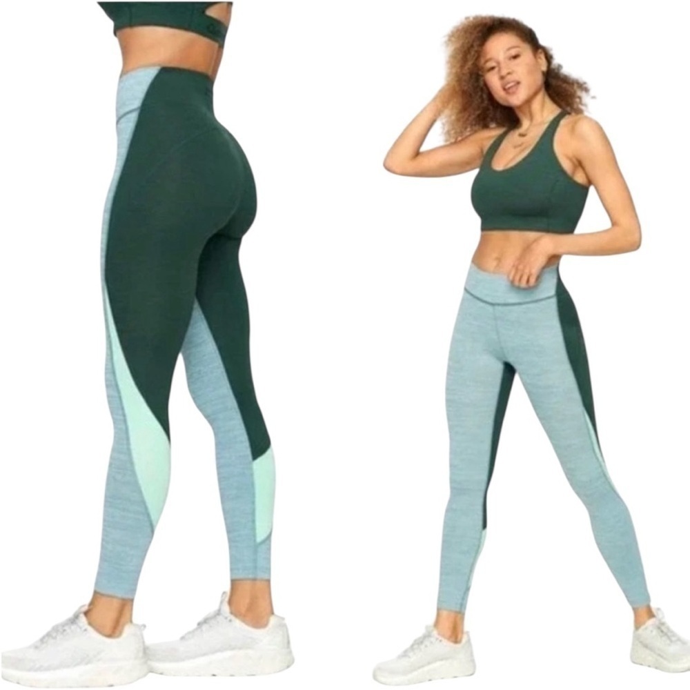 Outdoor Voices Tech Sweat Zoom 7/8 Leggings Green Size S